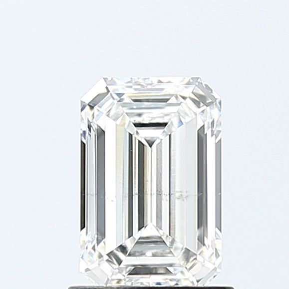 1.21 Carat emerald Lab Grown Diamond Front View