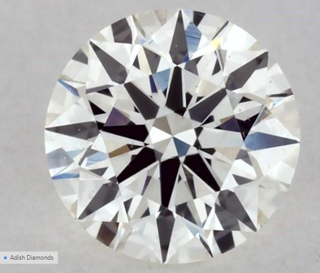0,31 ct Okrągły diament naturalny