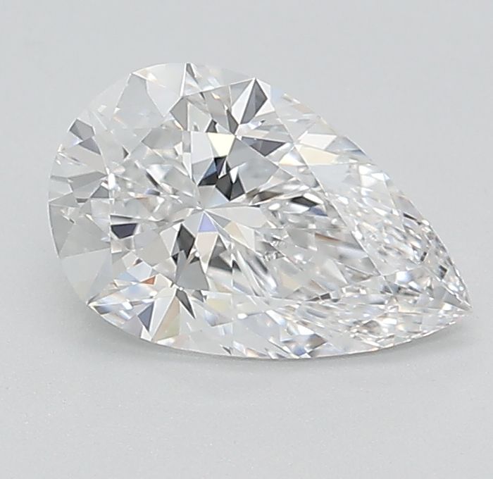 1.00 Carat D-VVS1 Ideal Pear Diamond Image 