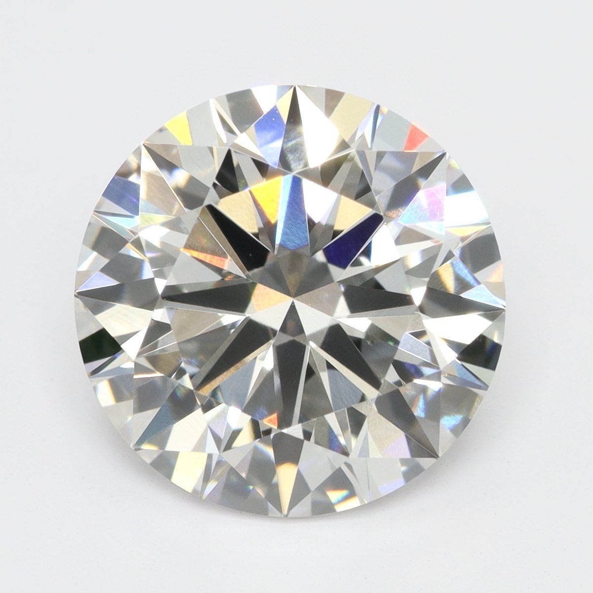 2.68 Carat round Lab Grown Diamond Front View