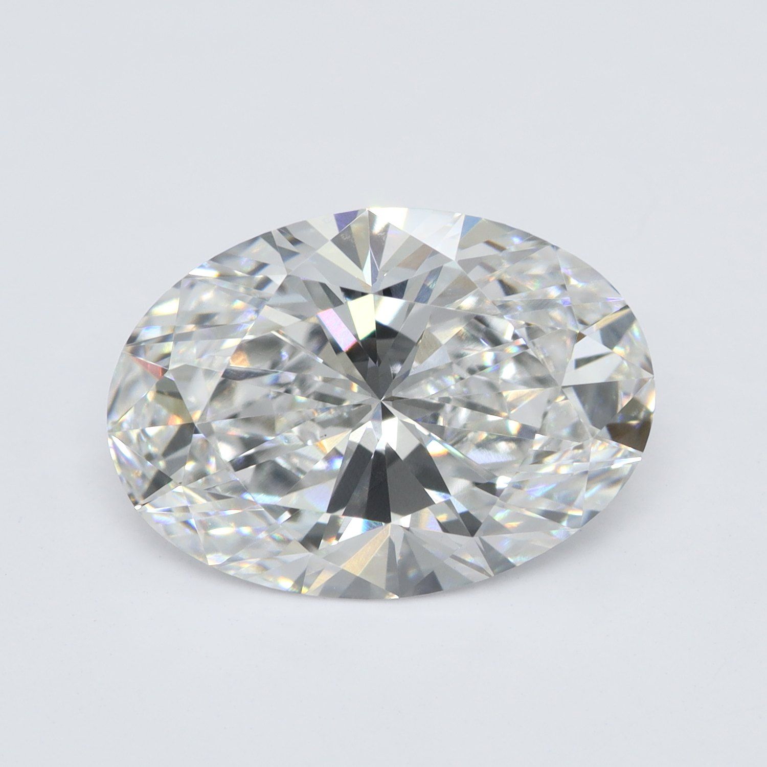 2.65 Carat oval Lab Grown Diamond Front View