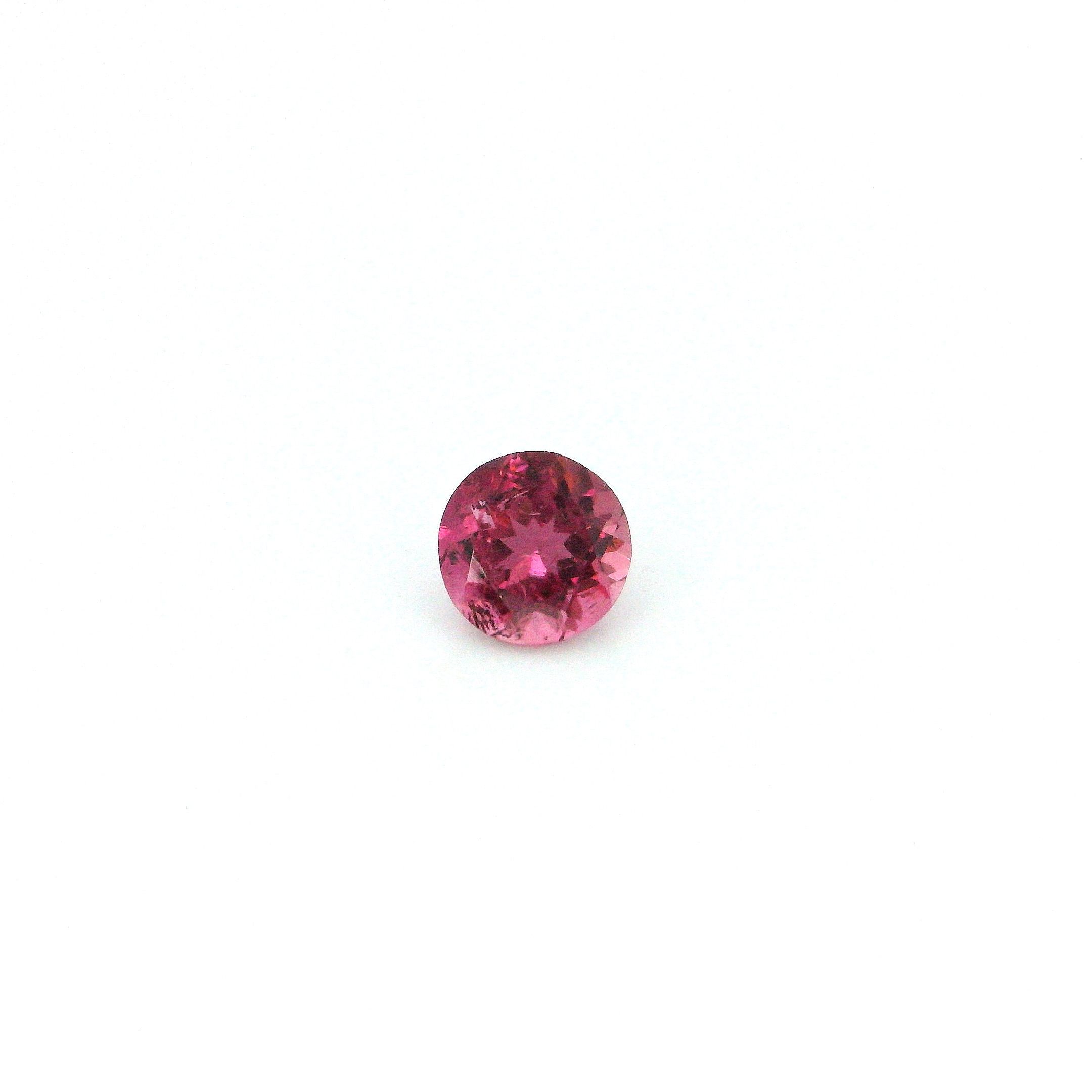 GSI 0.39 Carat Round Tourmaline