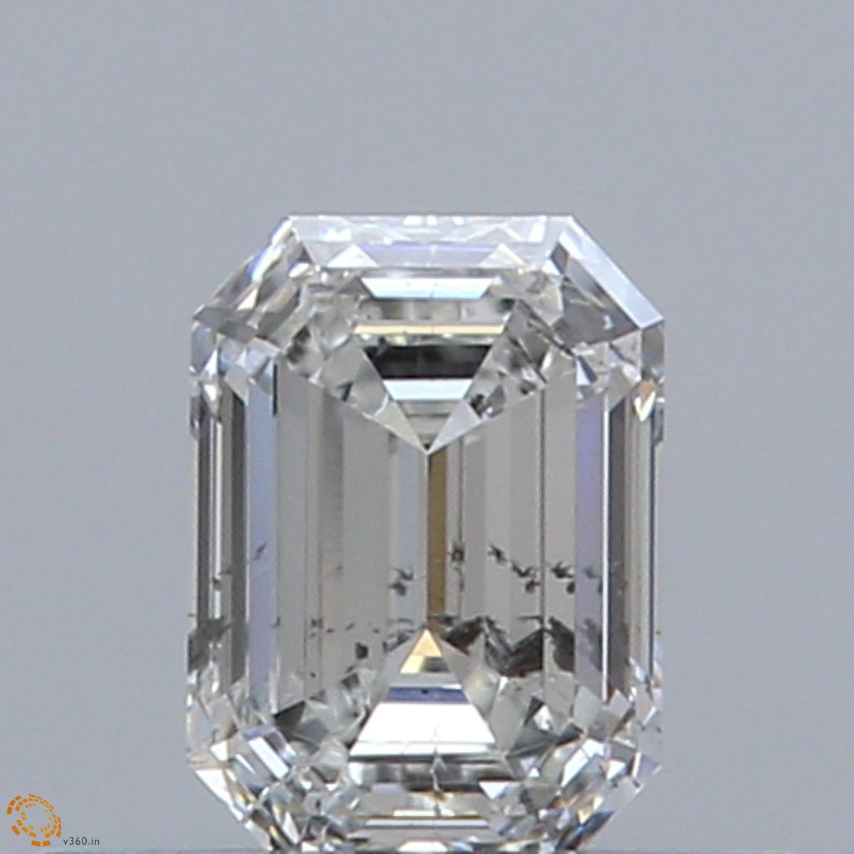 0.44 Carat F I1 Emerald Diamond