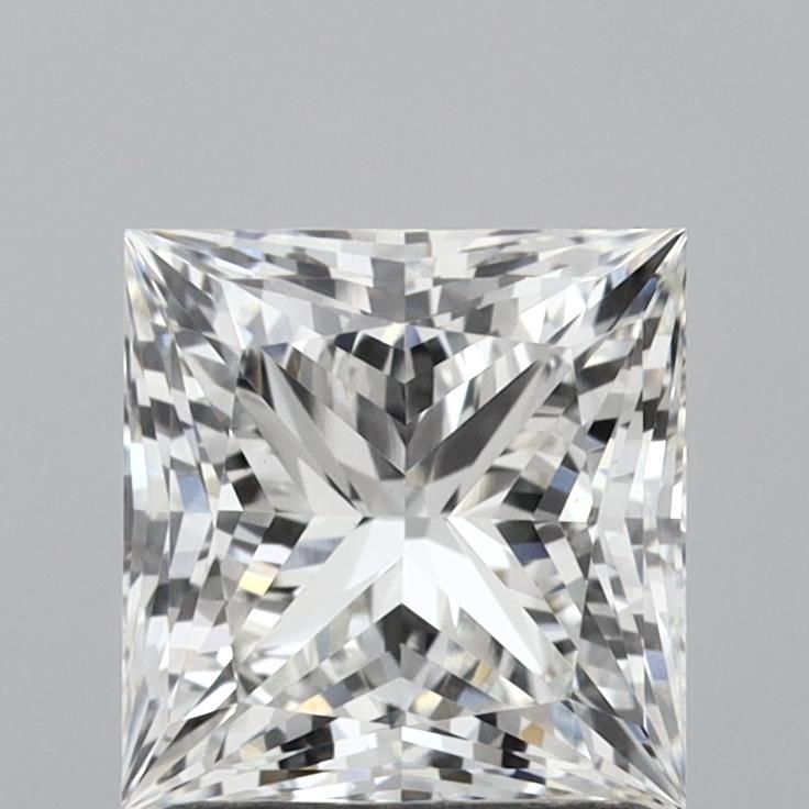 Diamant Princesse 1.63 ct - Couleur F - Pureté VVS2