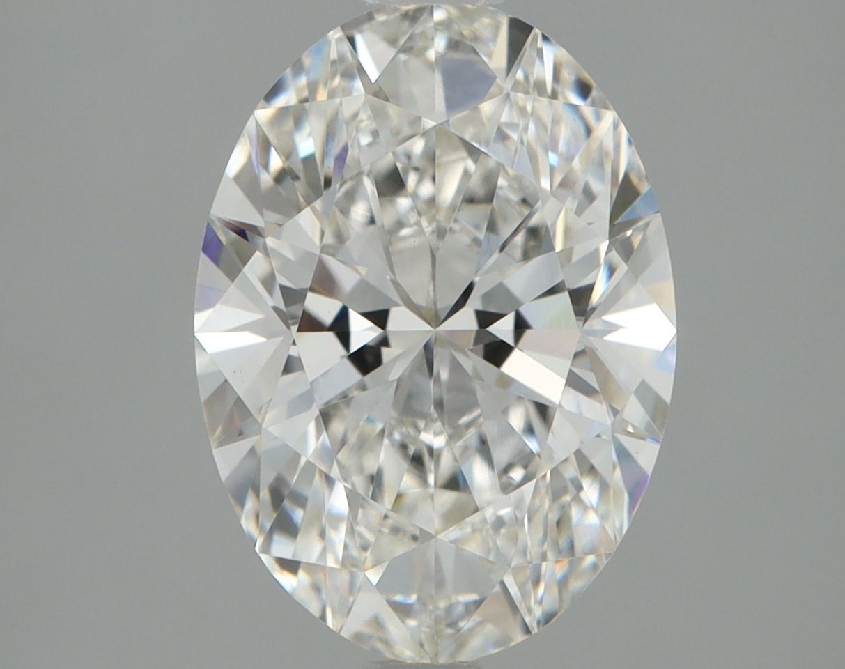 2.01 Carat oval Lab Grown Diamond Front View