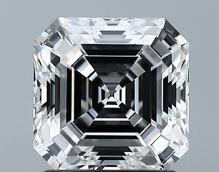1.37 carat e VVS2 EX  Cut GIA asscher diamond