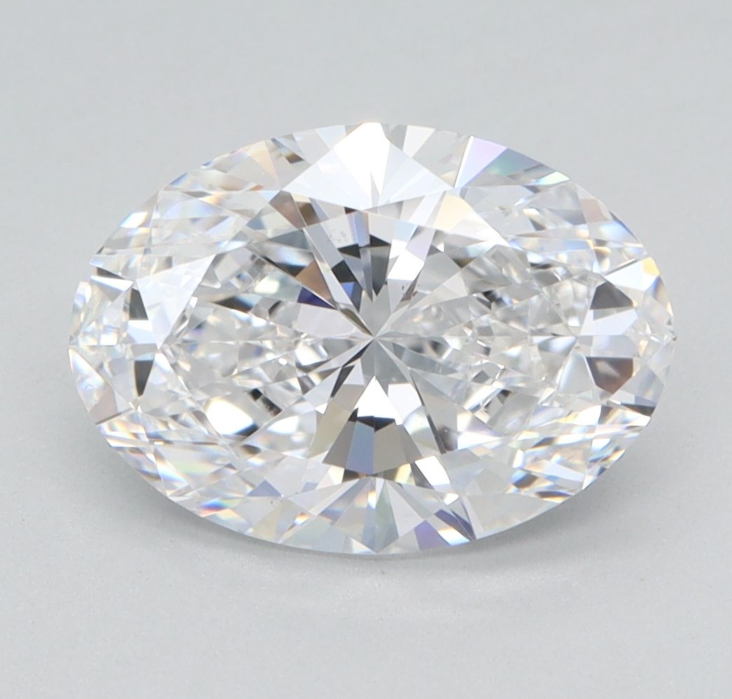 2.01 Carat oval Lab Grown Diamond Front View