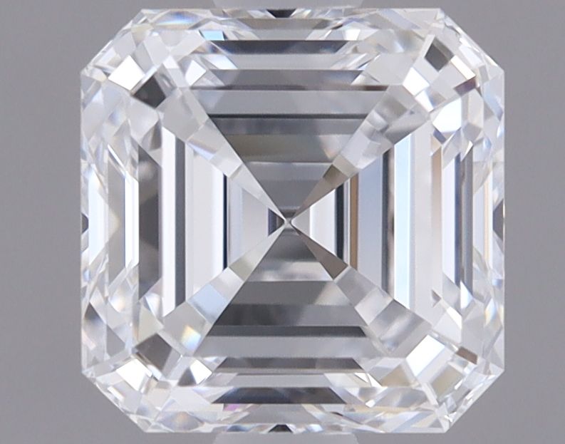 1.53 carat d VVS2 EX  Cut IGI asscher diamond