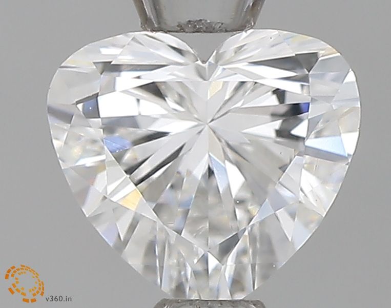 0.53 carat e VVS2 VG  Cut IGI heart diamond