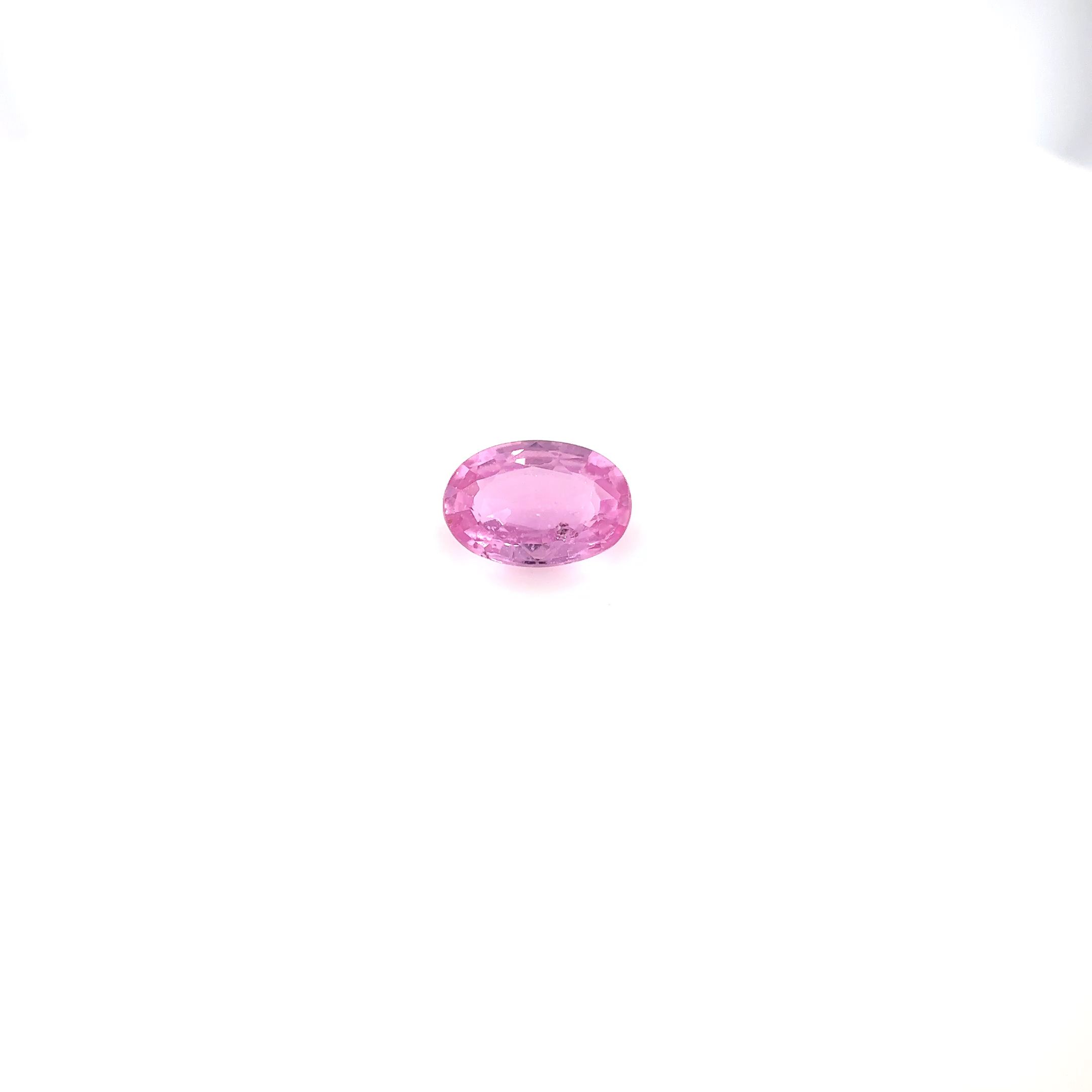 0.48 ct Oval Pink Sapphire