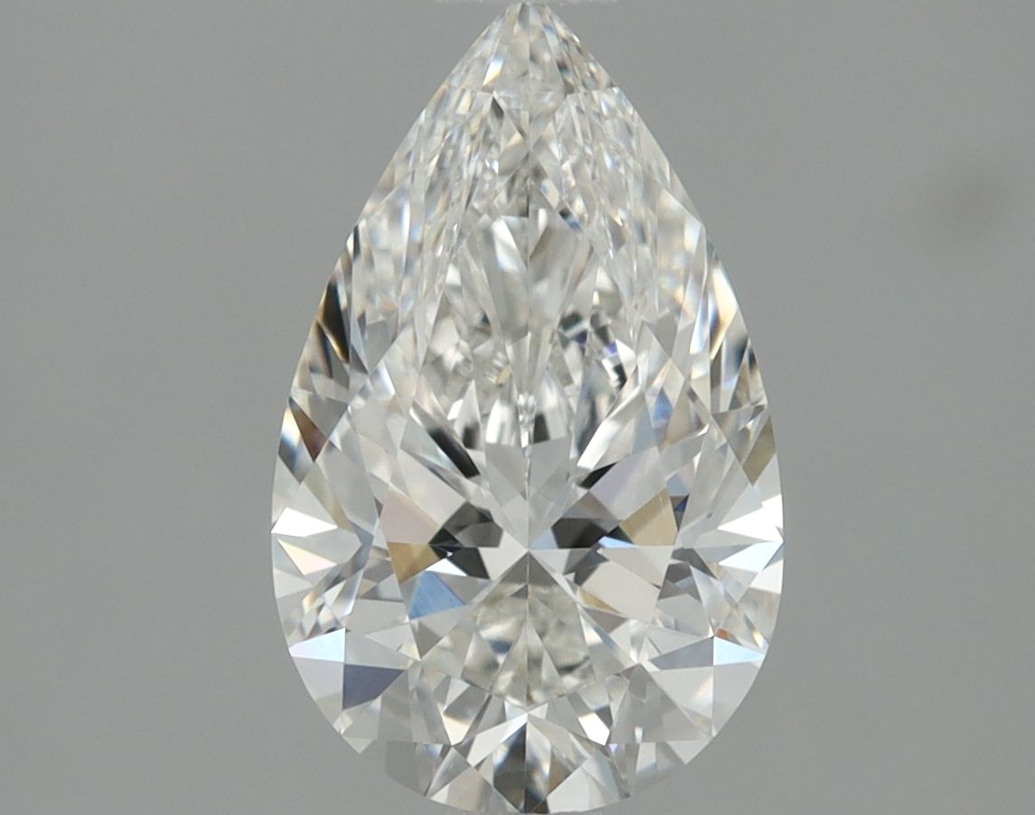 1.23 Carat pear Lab Grown Diamond Front Image