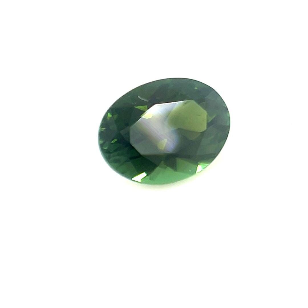 Certified Tourmaline Oval 0.48 ct gemstone, Green