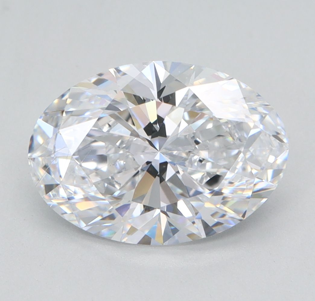 2.01 Carat oval Lab Grown Diamond Front View