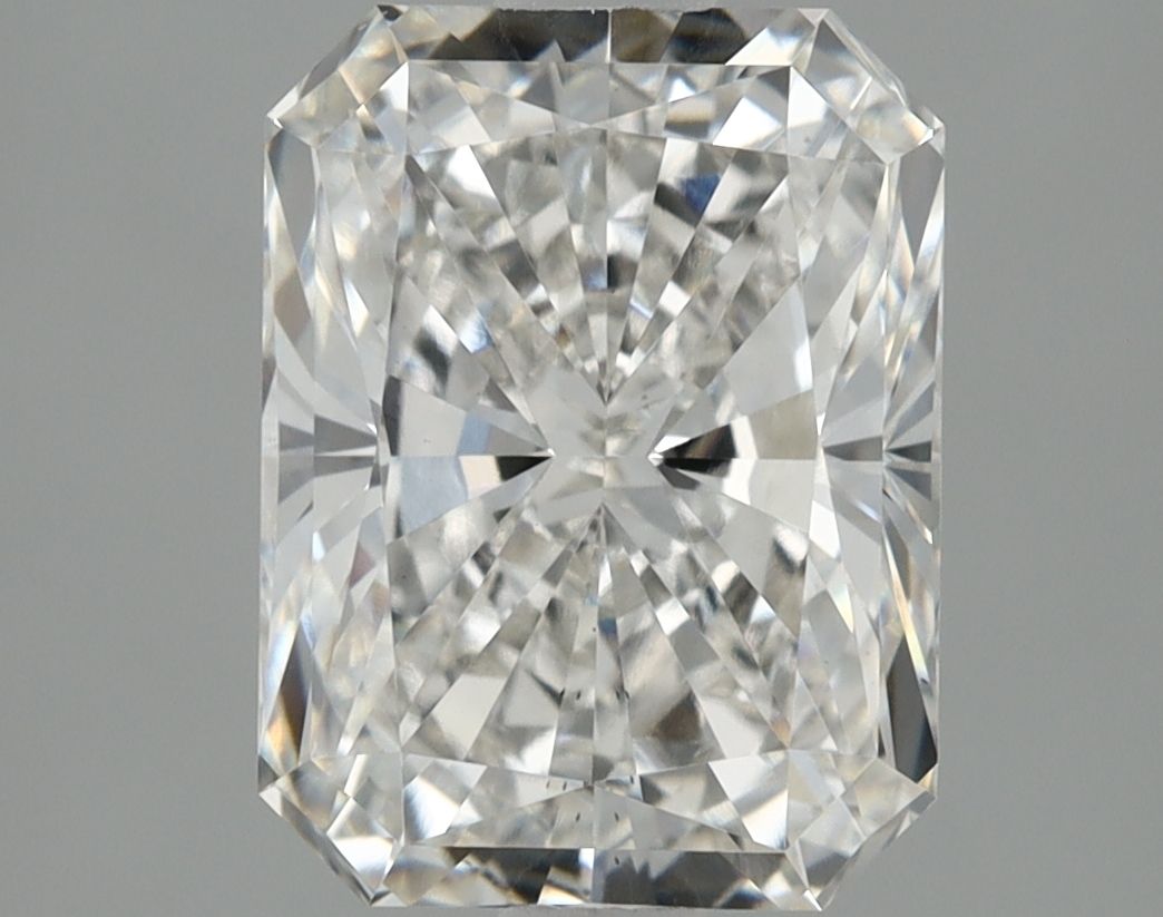 2.02 Carat radiant Lab Grown Diamond Front View