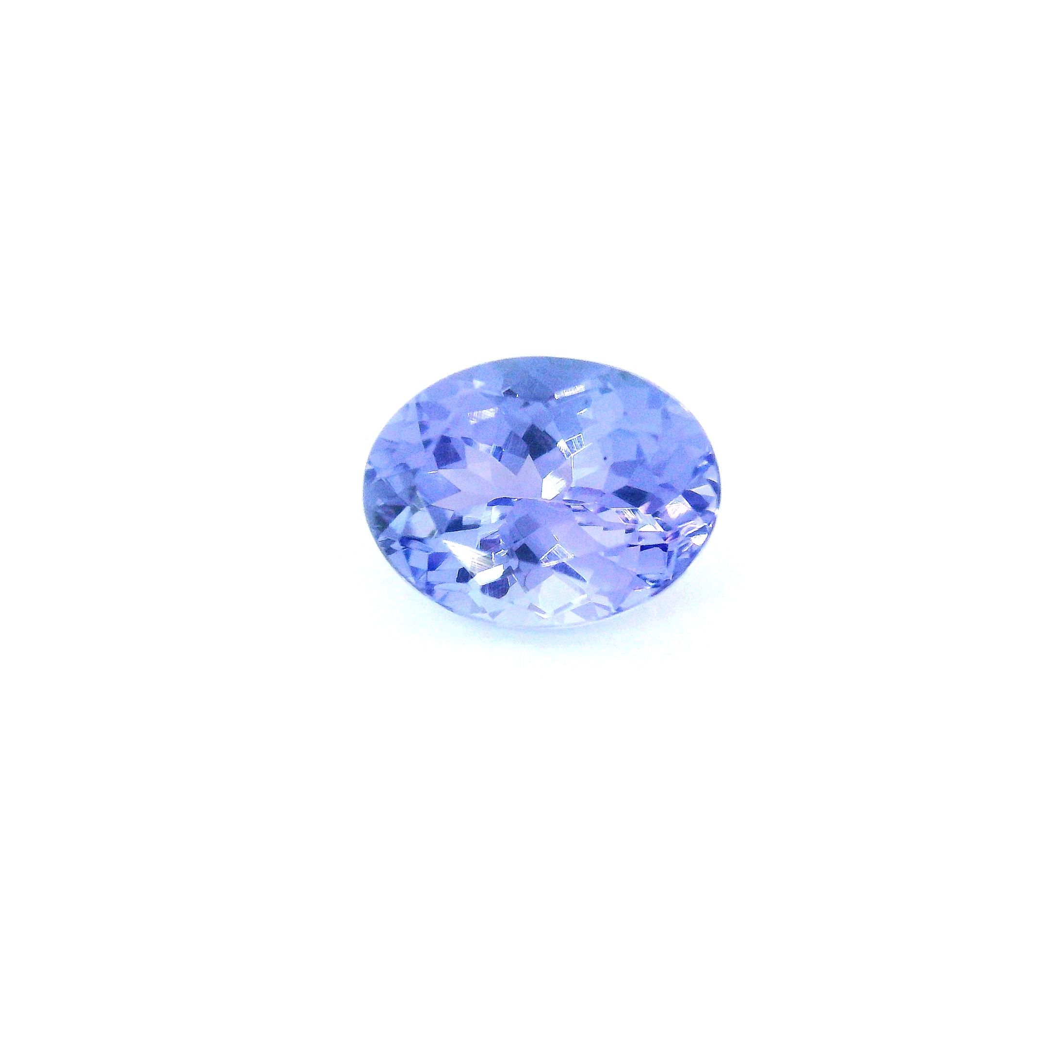 GSI 1.77 Carat Oval Tanzanite