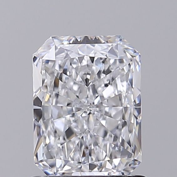 1.21 Carat radiant Lab Grown Diamond Front View