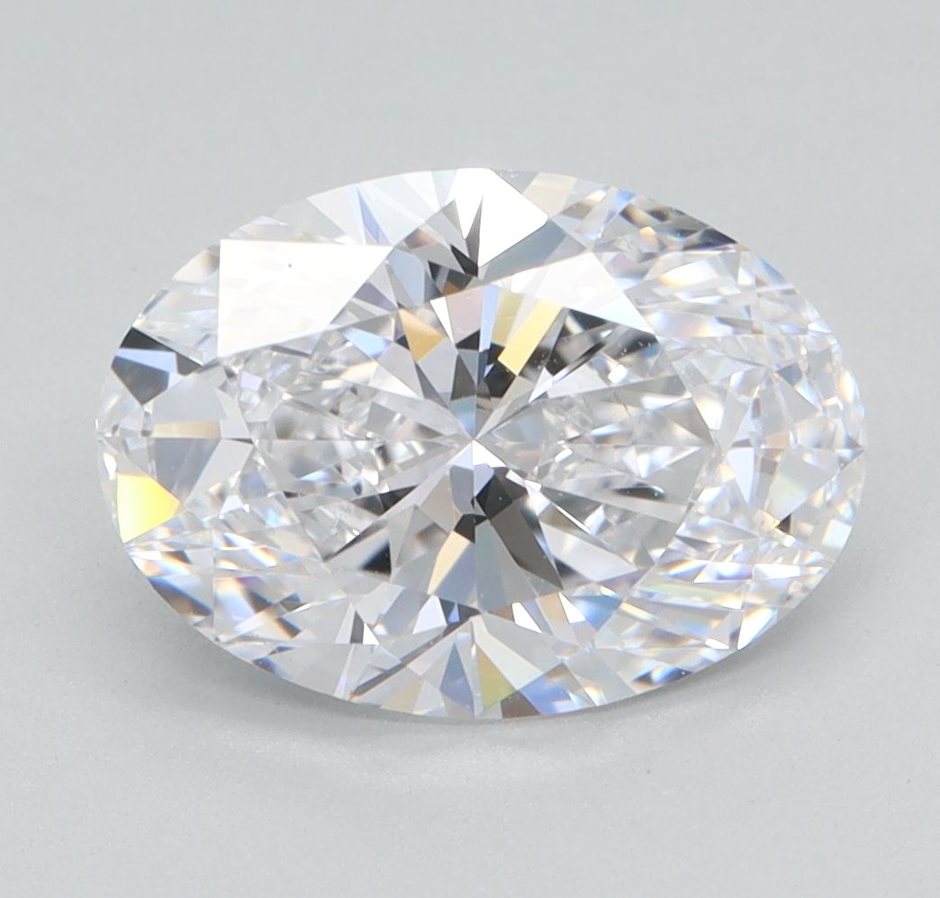 2.02 Carat oval Lab Grown Diamond Front View