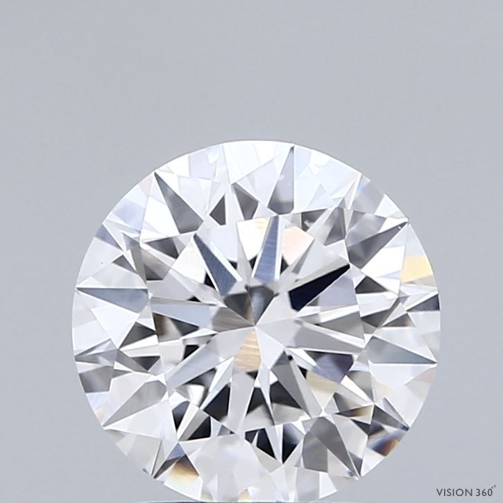 2ct Round E - VVS2 - Very Good cut - LD266295