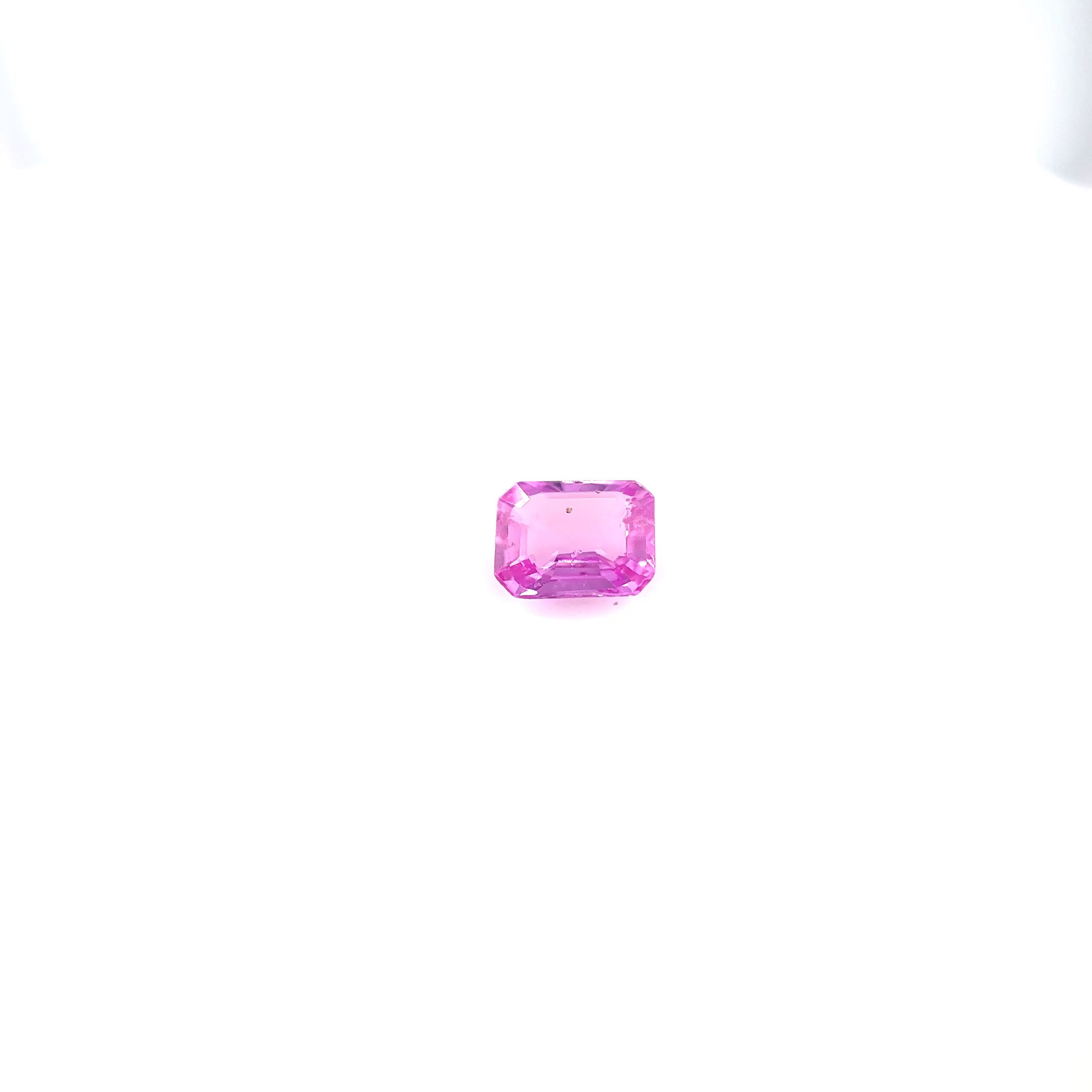 0.44 ct Emerald Pink Sapphire