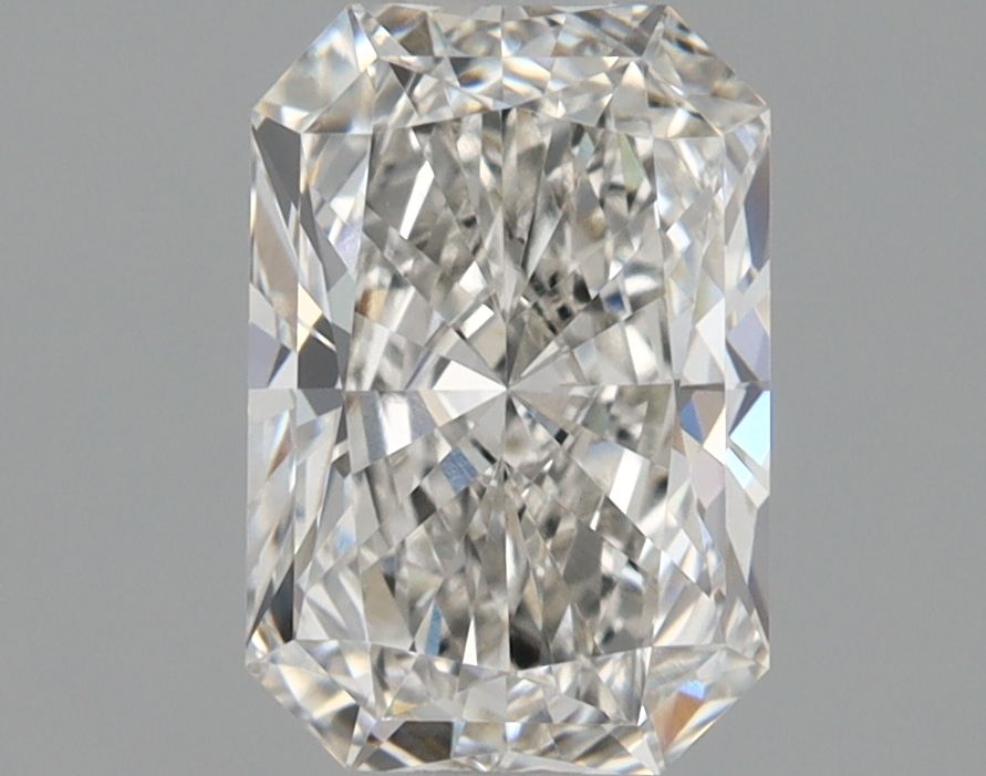 1.23 Carat radiant Lab Grown Diamond Front View