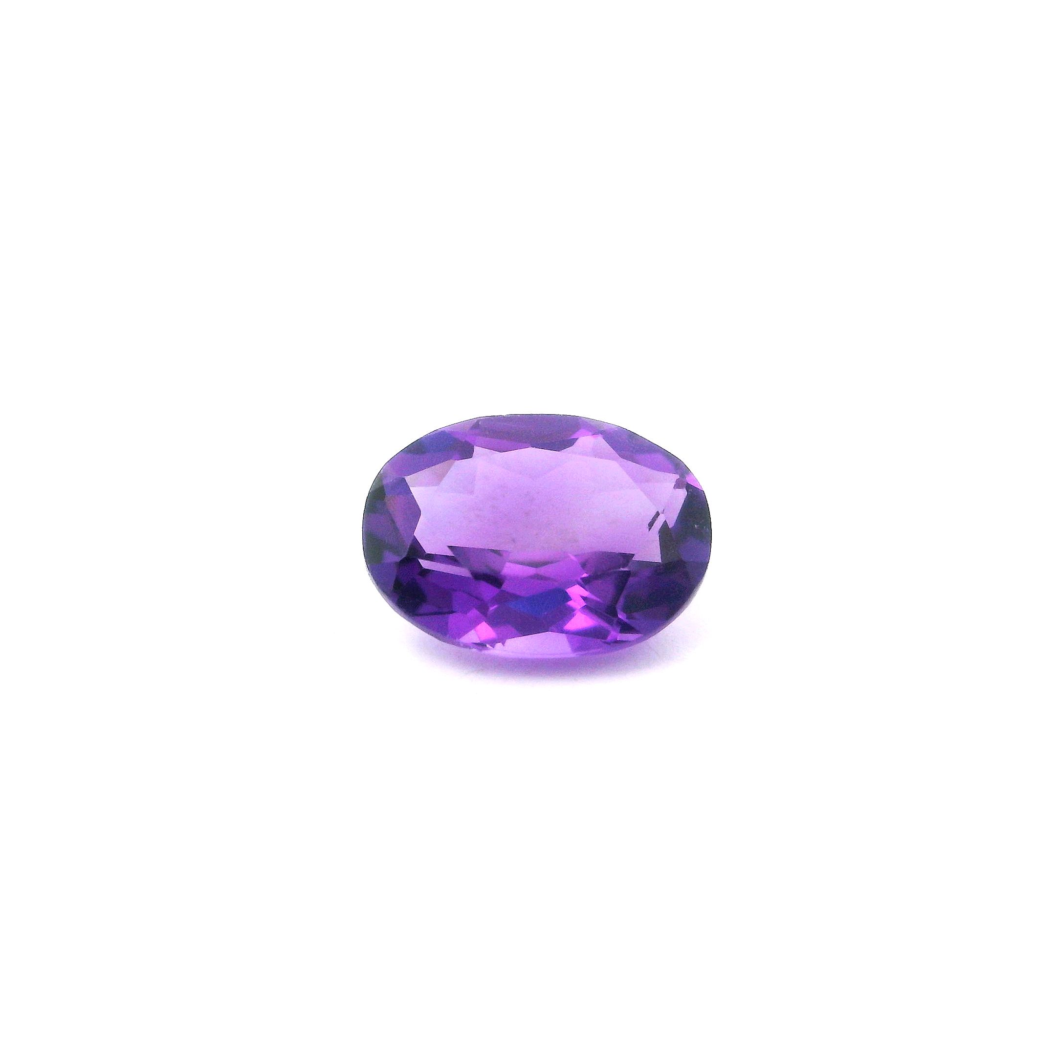 OVAL 1.42ct PURPLE SI
