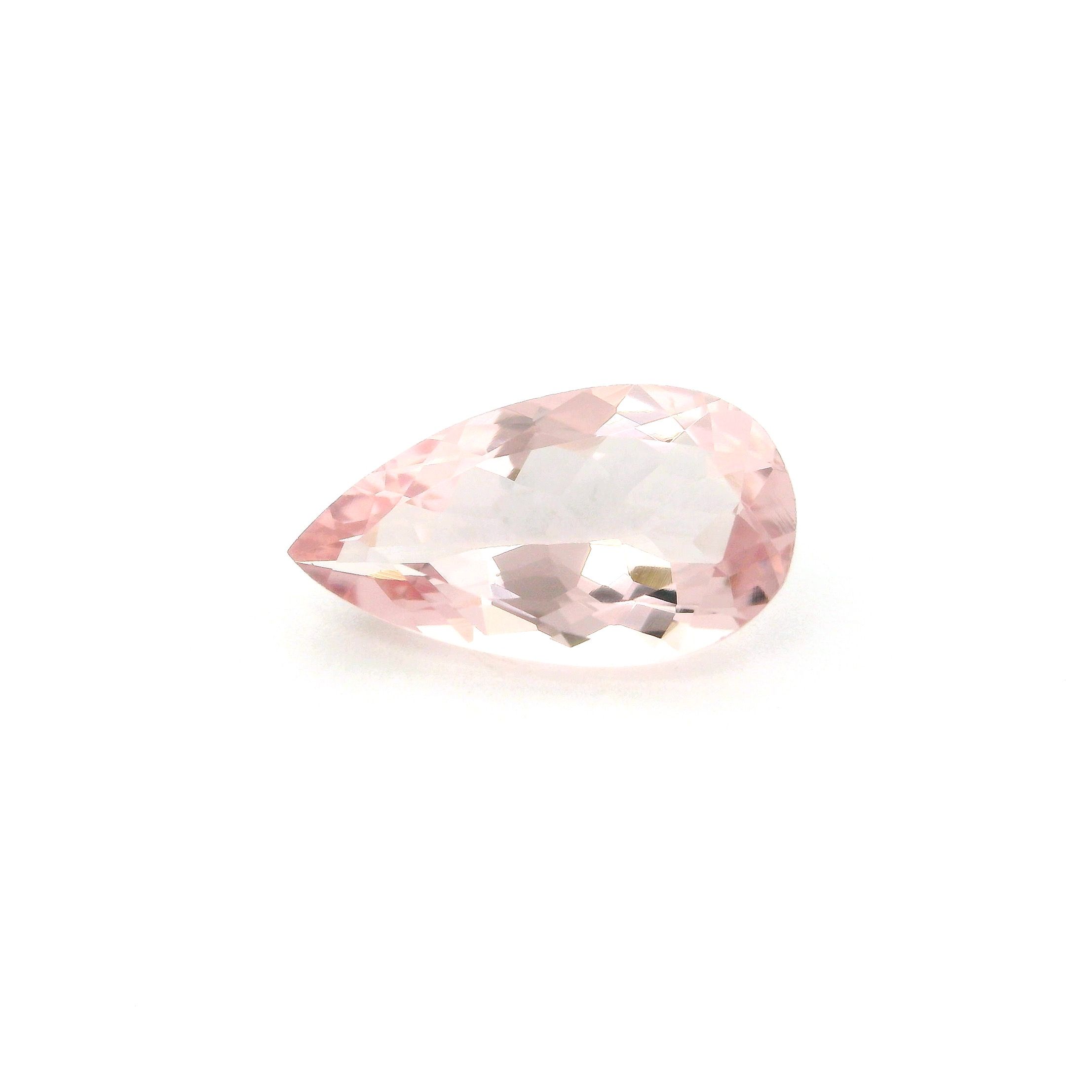 2.22 ct Pear Pink Morganite