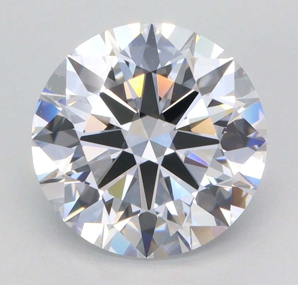 2.69 Carat round Lab Grown Diamond Front View