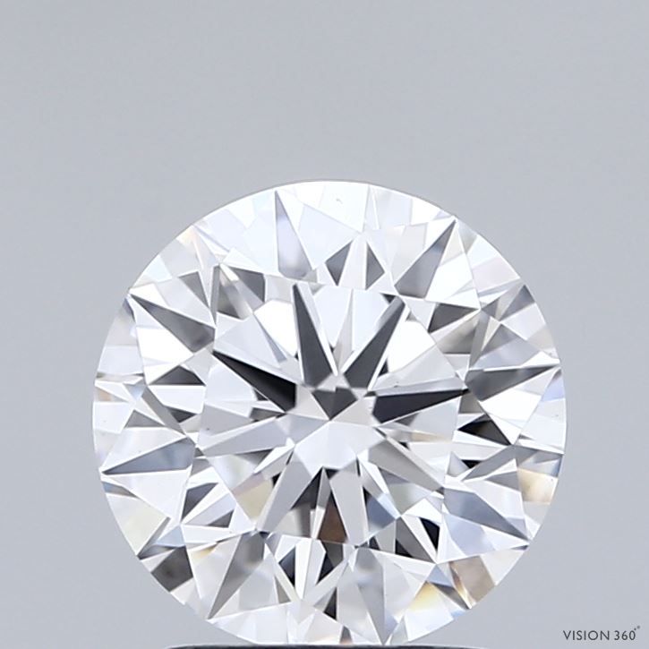 2ct Round D - VS1 - Excellent cut - LD45625