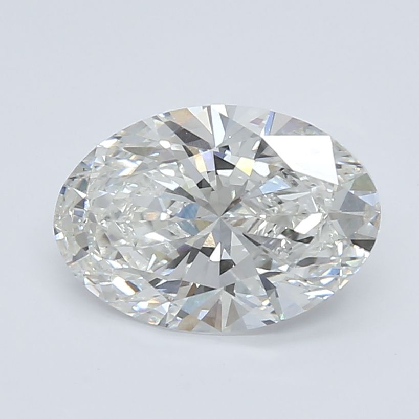 2.62 Carat oval Lab Grown Diamond Front View