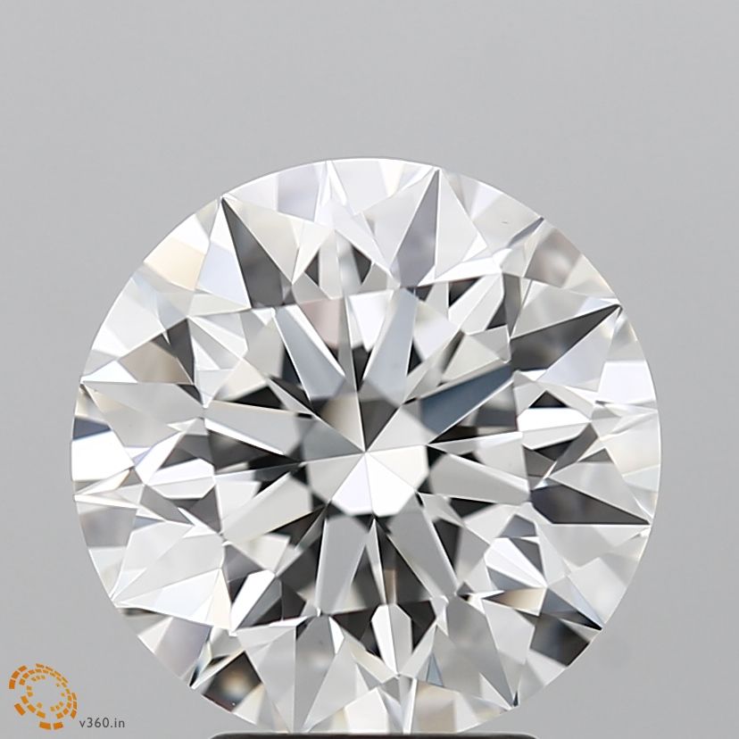 3,70 ct Okrągły diament naturalny
