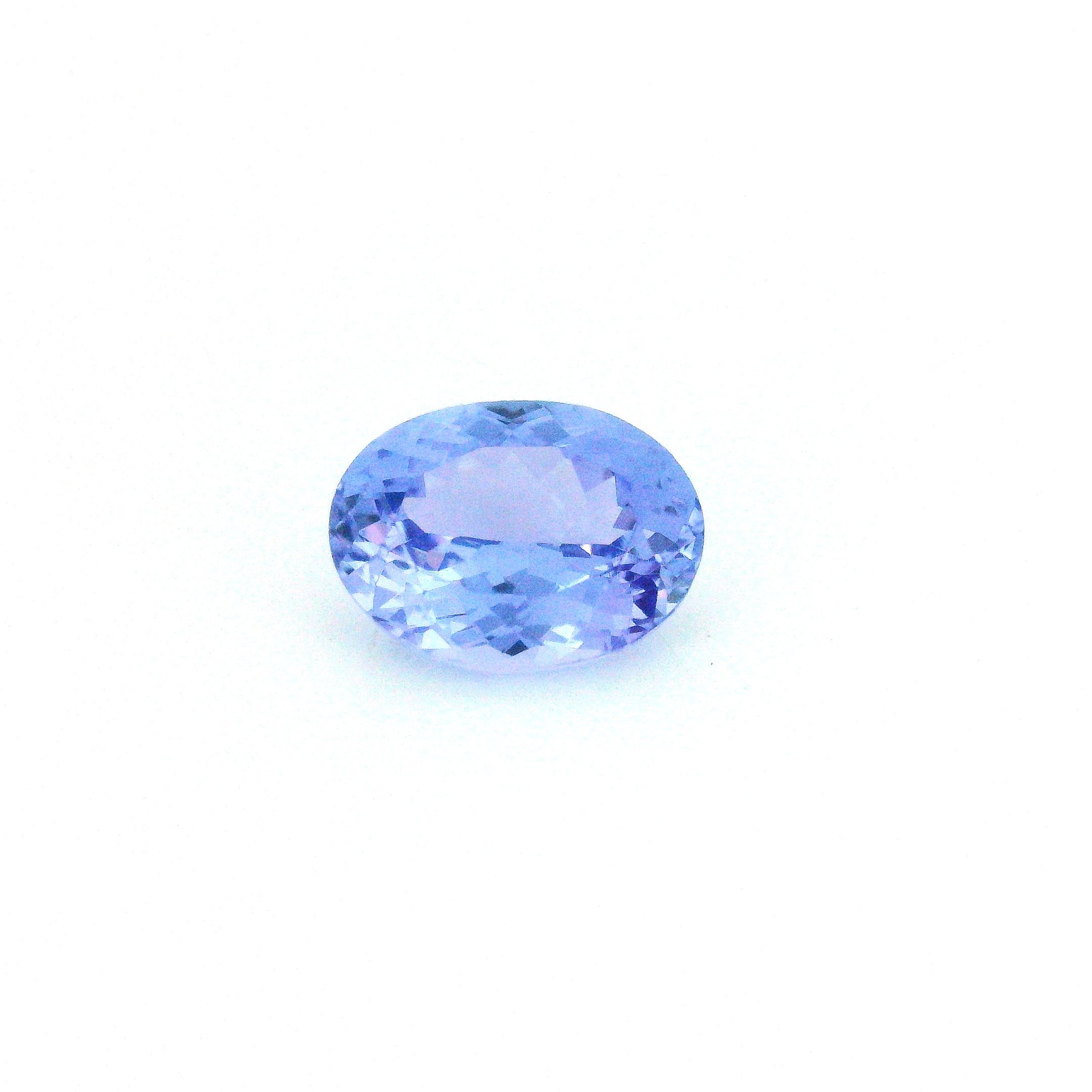 GSI 1.63 Carat Oval Tanzanite