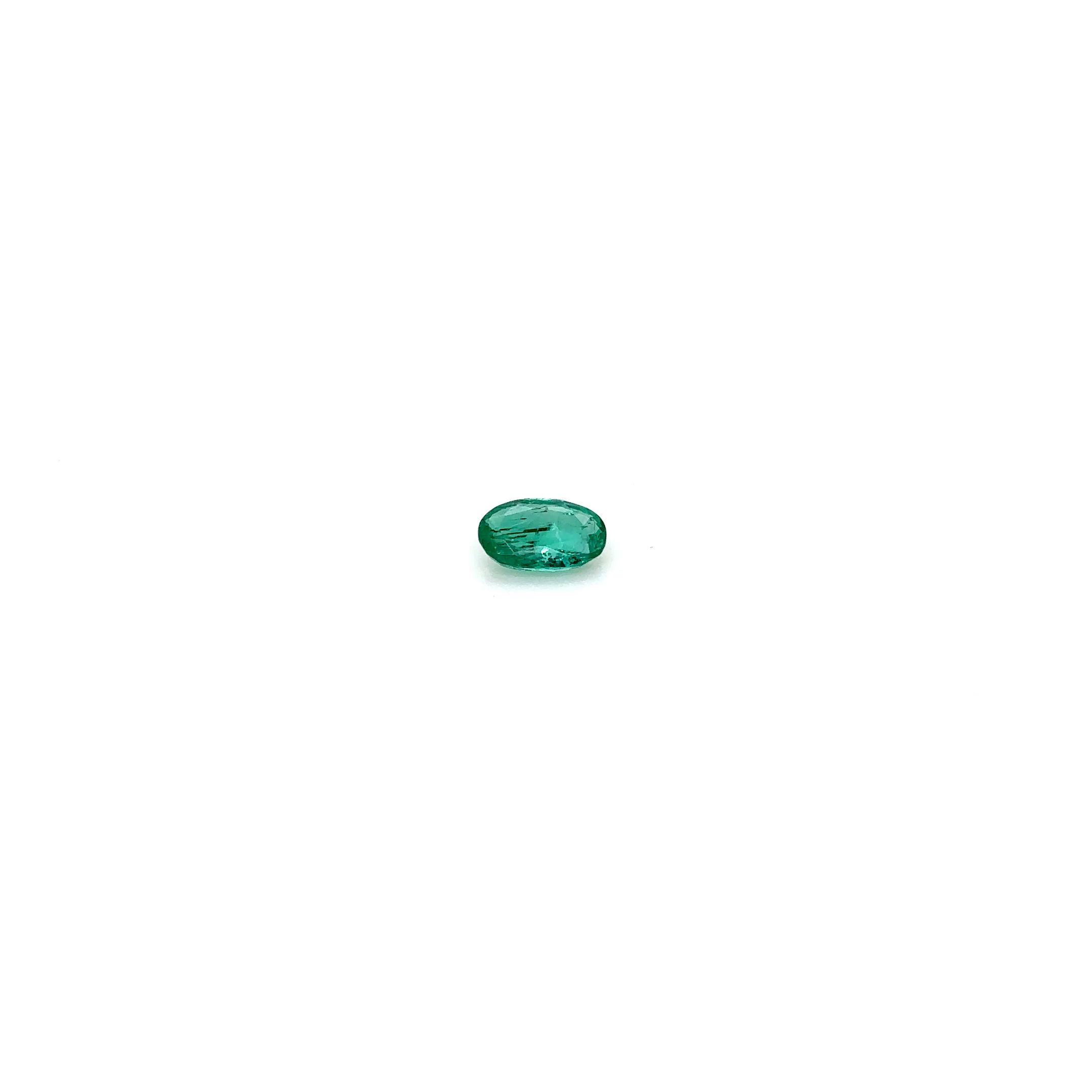 0.33 Carat Oval Emerald