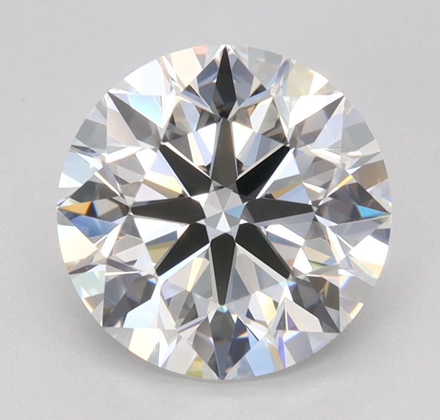 2.02 Carat round Lab Grown Diamond Front View