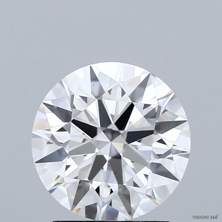 2ct Round E - VS1 - Excellent cut - LD88641