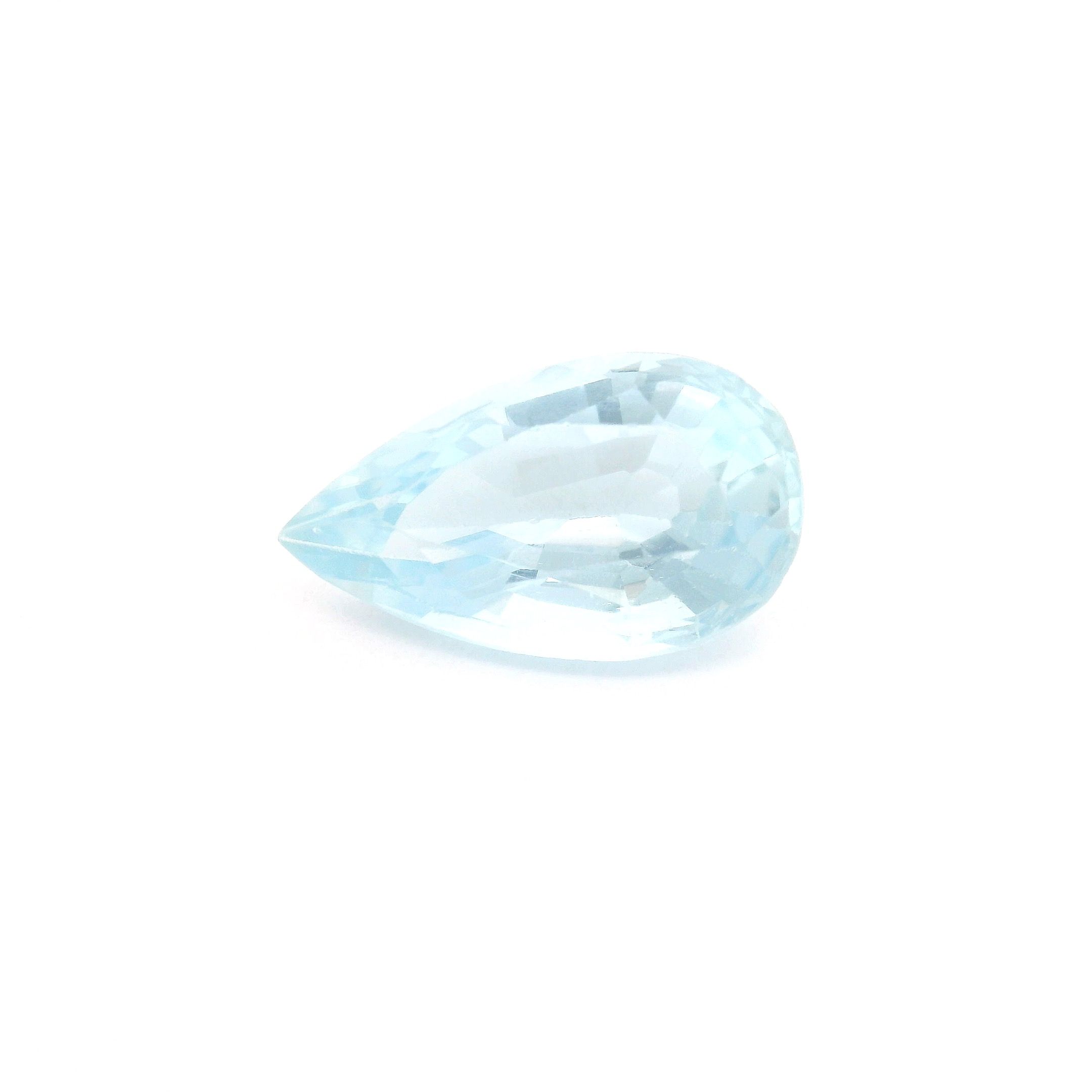 2.20 ct Pear Blue Aquamarine