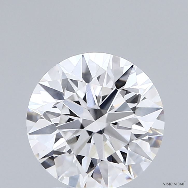 2ct Round E - VVS2 - Excellent cut - LD377549