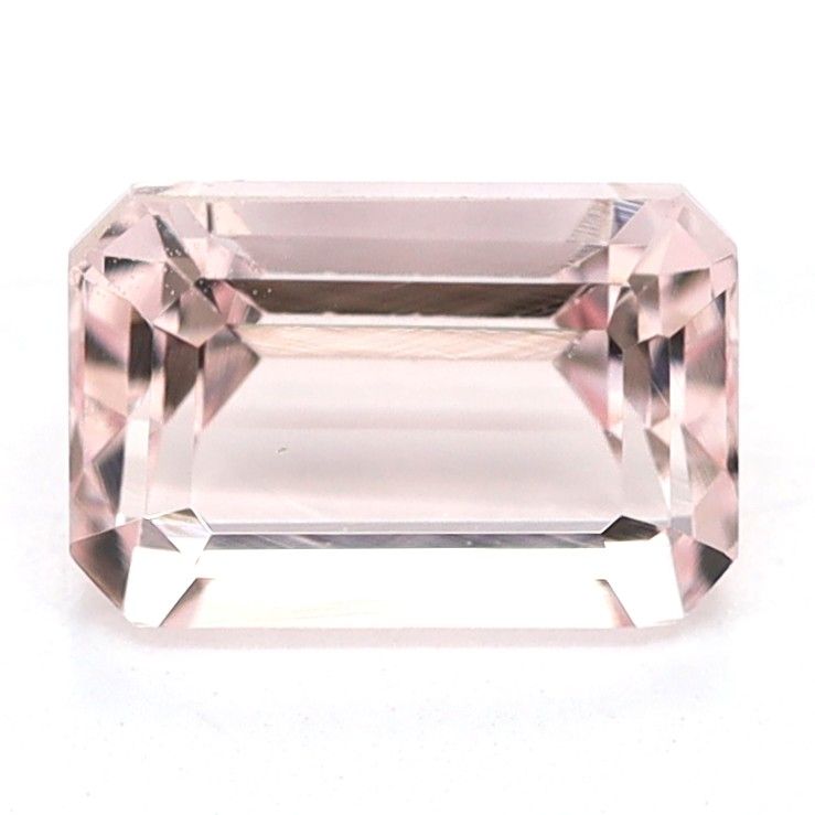 Certified Morganite Emerald 0.71 ct gemstone, Pink