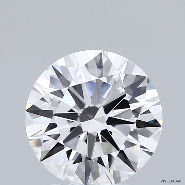 2ct Round E - VS1 - Very Good cut - LD48587