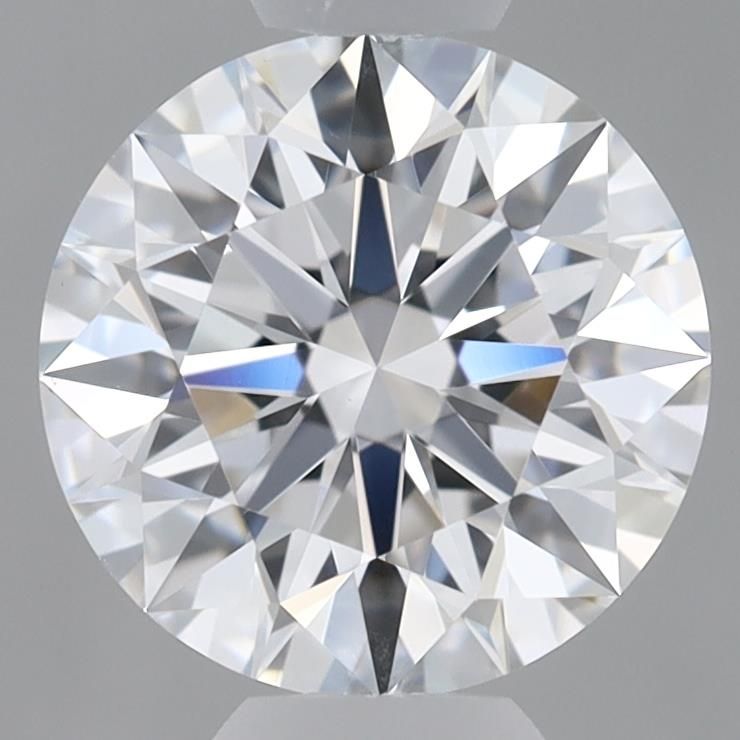 1.23 Carat round Lab Grown Diamond Front View