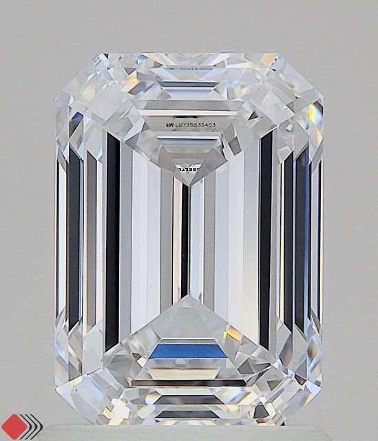 2ct Emerald D - IF - Excellent cut - LD133012