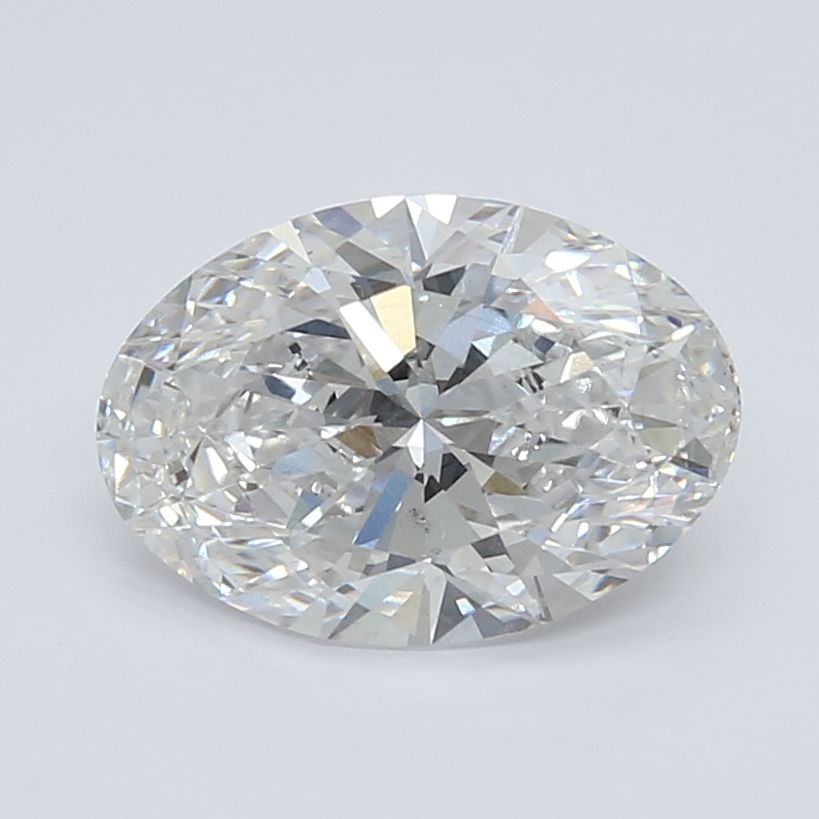 2.65 Carat oval Lab Grown Diamond Front View