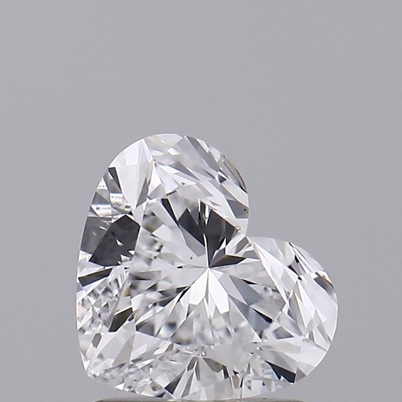1.23 Carat heart Lab Grown Diamond Front Image