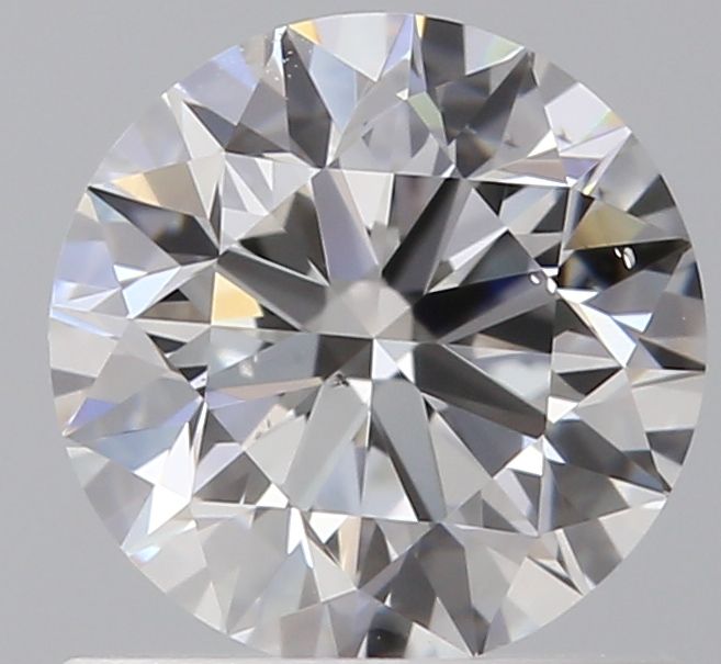 0.7-carat round diamond with E color, Very Good cut, and VS2 clarity.
