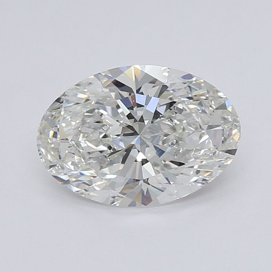 2.64 Carat oval Lab Grown Diamond Front View